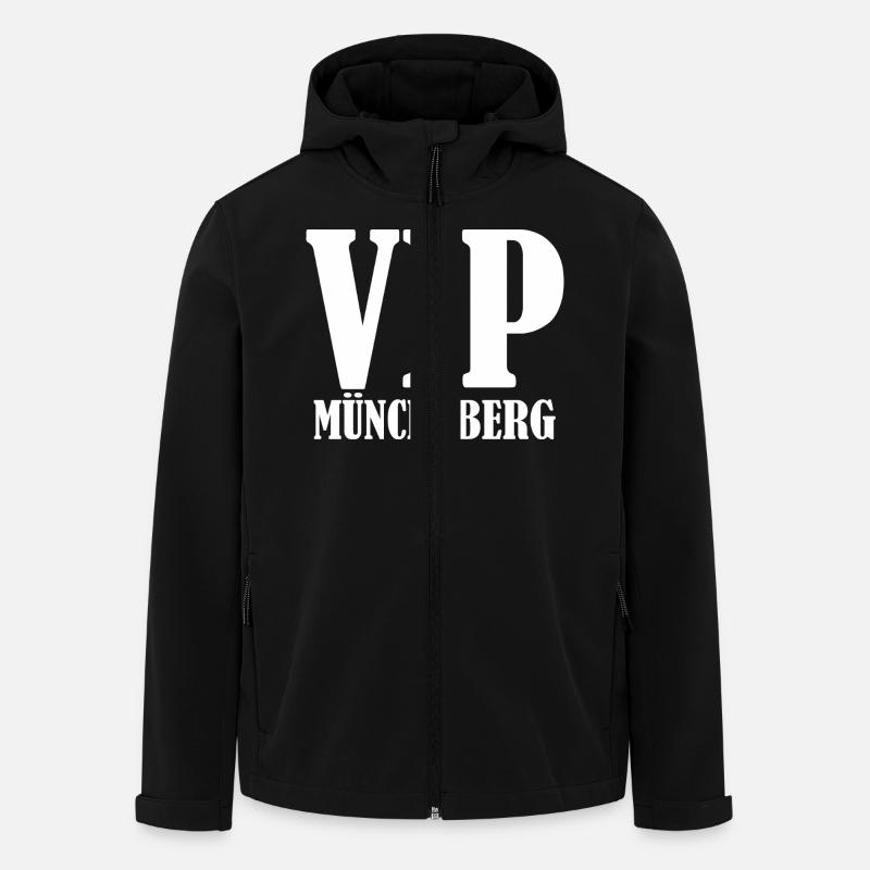 VIP Müncheberg - Recycelte Männer Softshell-Jacke von Stanley/Stella - Schwarz