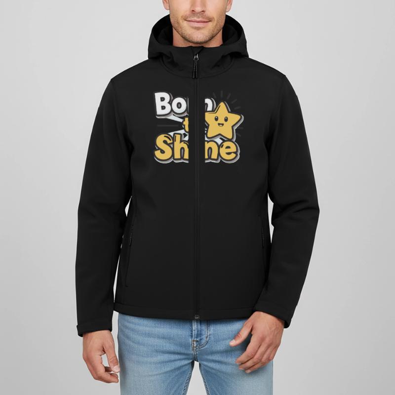 Né pour briller – Strahlender Stern Veste softshell homme en polyester recyclé Stanley/Stella