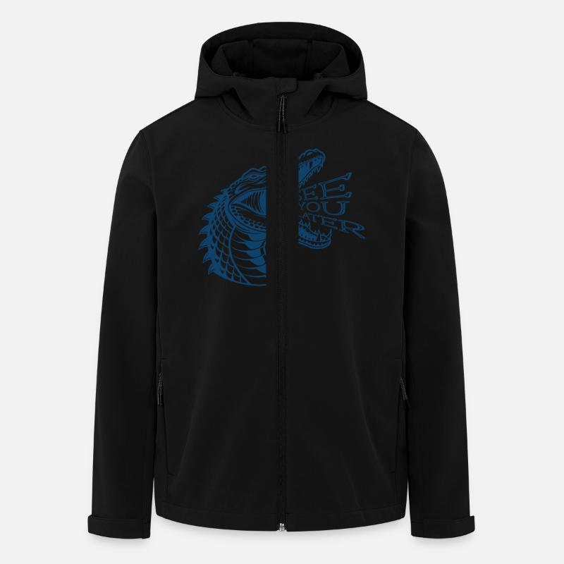 À plus tard - Veste softshell homme en polyester recyclé Stanley/Stella - noir