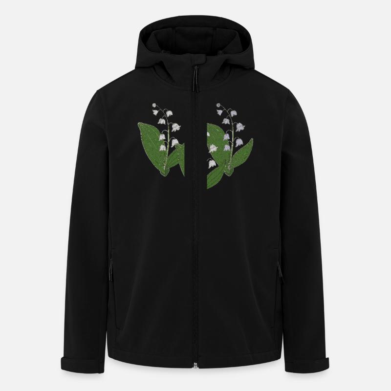 Lily of the Valley Three-pack - Men’s Recycled Softshell Jacket by Stanley/Stella - black