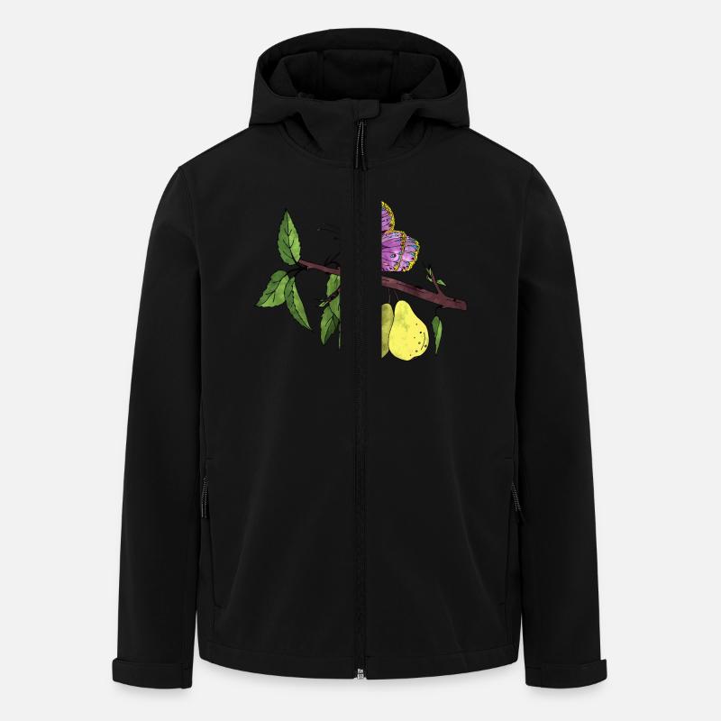 Butterfly - Men’s Recycled Softshell Jacket by Stanley/Stella - black