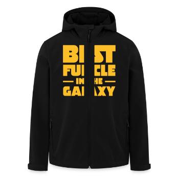 Best Funcle In The Galaxy | Gift For A Fun Uncle - Veste softshell homme en polyester recyclé Stanley/Stella - noir - Devant - AI Model Male 185 light (185cm)