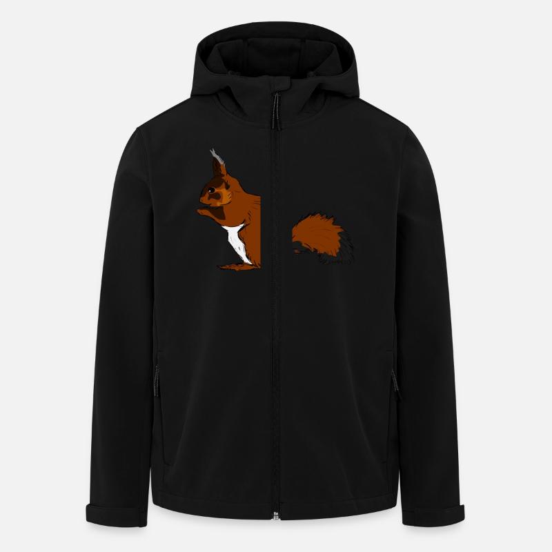 squirrel28 - Recycelte Männer Softshell-Jacke von Stanley/Stella - Schwarz