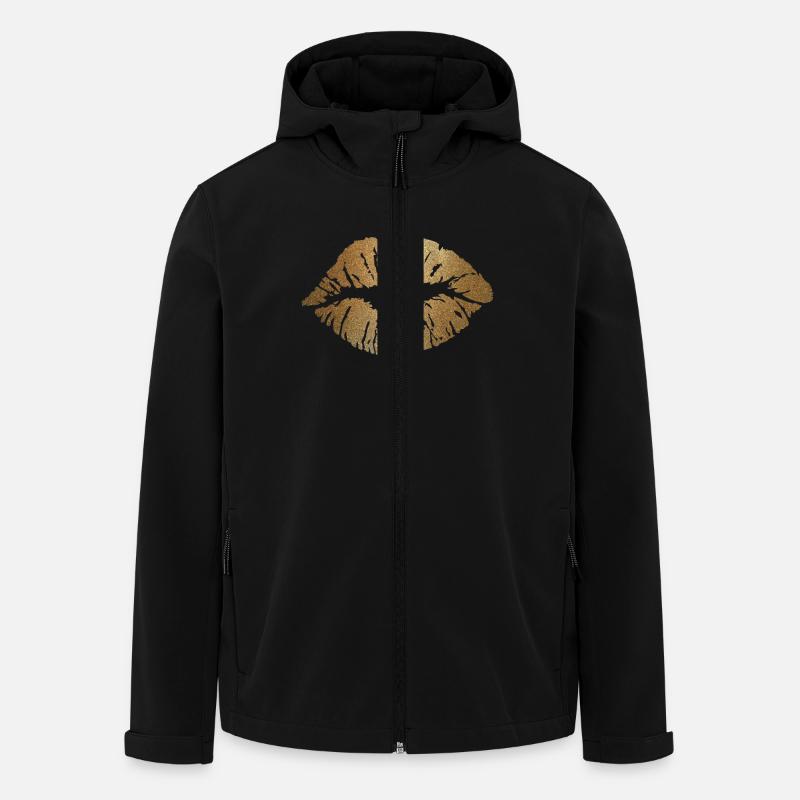 glitter - Men’s Recycled Softshell Jacket by Stanley/Stella - black