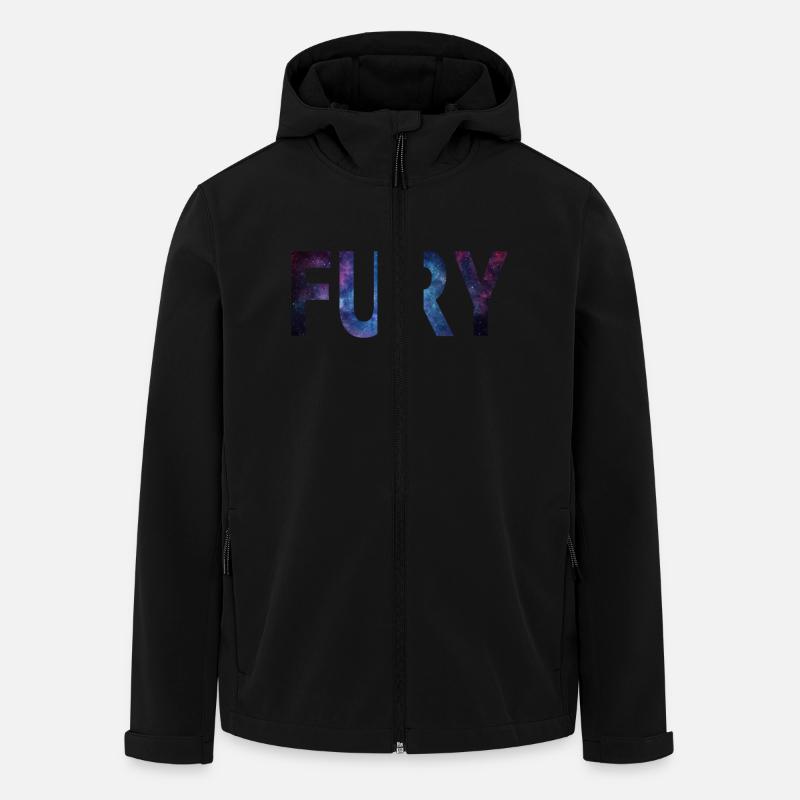 FURY - Veste softshell homme en polyester recyclé Stanley/Stella - noir