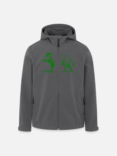 pig39 - Men’s Recycled Softshell Jacket by Stanley/Stella - black