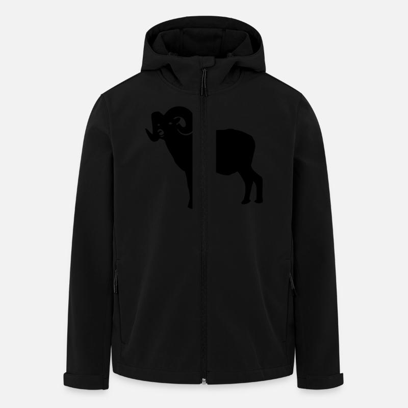 sheep17 - Recycelte Männer Softshell-Jacke von Stanley/Stella - Schwarz
