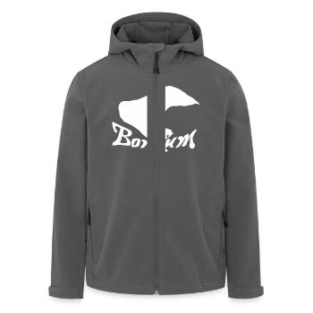 Tatouage Bokum - Veste softshell homme en polyester recyclé Stanley/Stella - charbon - Devant - AI Model Male 185 light (185cm)