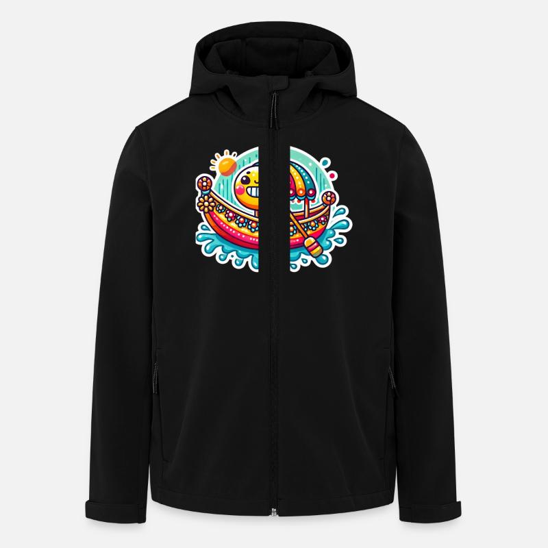 spreekahn - Recycelte Männer Softshell-Jacke von Stanley/Stella - Schwarz