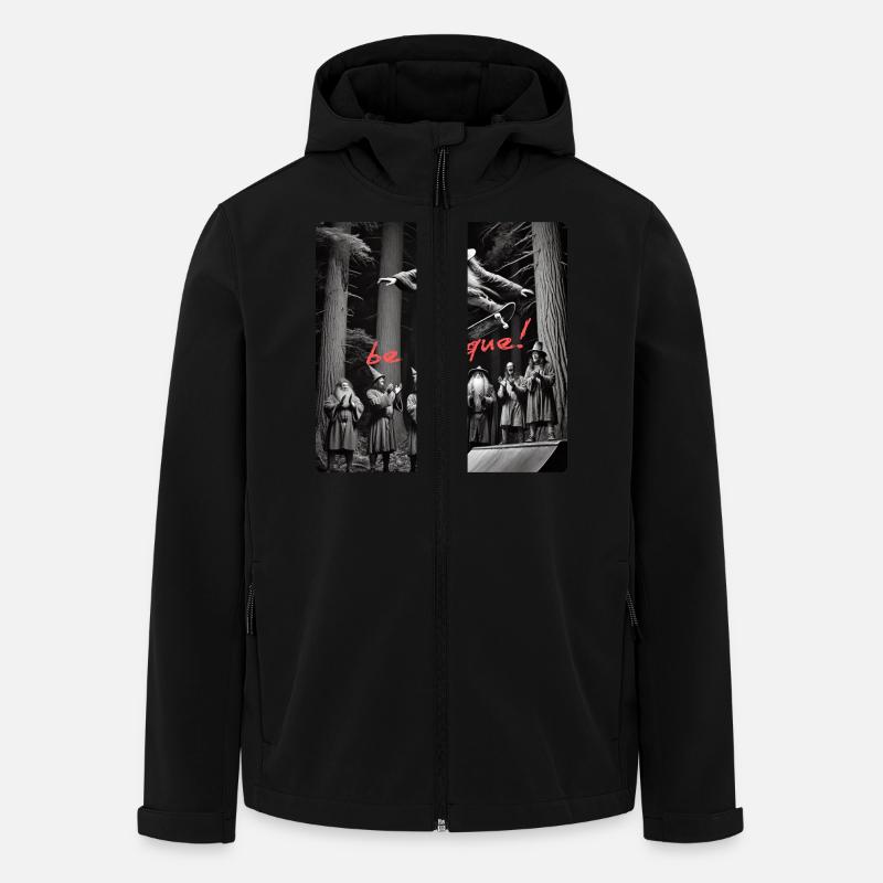 Crazy Wizard Skateboard - Veste softshell homme en polyester recyclé Stanley/Stella - noir