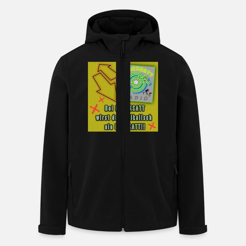 KRACKSATT - Recycelte Männer Softshell-Jacke von Stanley/Stella - Schwarz