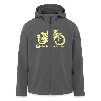 MZ ETS250 GS - Recycelte Männer Softshell-Jacke von Stanley/Stella - Schwarz - Vorne - AI Model Male 185 light (185cm)