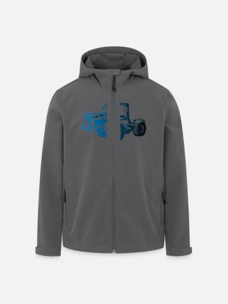 Kirovets K700 Traktor K70 - Recycelte Männer Softshell-Jacke von Stanley/Stella - Schwarz