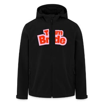 Team Bride - Recycelte Männer Softshell-Jacke von Stanley/Stella - Schwarz - Vorne - AI Model Male 185 light (185cm)
