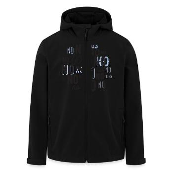 No No No No No No No No No NO - Veste softshell homme en polyester recyclé Stanley/Stella - noir - Devant - AI Model Male 185 light (185cm)