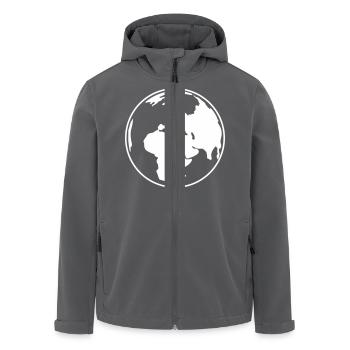 Welt - Recycelte Männer Softshell-Jacke von Stanley/Stella - Schwarz - Vorne - AI Model Male 185 light (185cm)