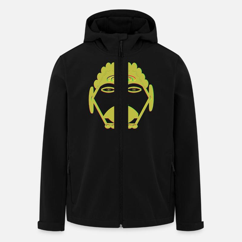 stutzen - Recycelte Männer Softshell-Jacke von Stanley/Stella - Schwarz