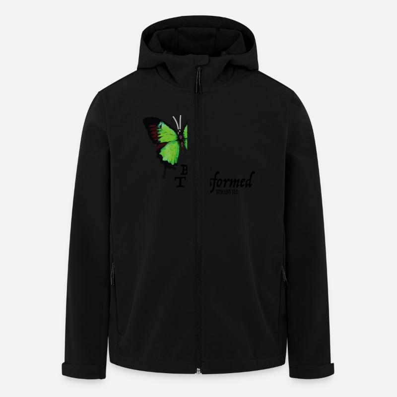 Be Transformed Cristian - Recycelte Männer Softshell-Jacke von Stanley/Stella - Schwarz