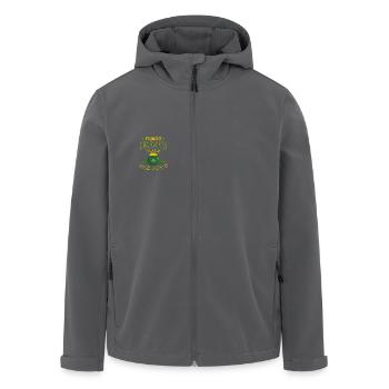 Vergessen Sie Kleeblätter Wo ist der Pot St. Patricks Day - Recycelte Männer Softshell-Jacke von Stanley/Stella - Anthrazit - Vorne - AI Model Male 185 light (185cm)