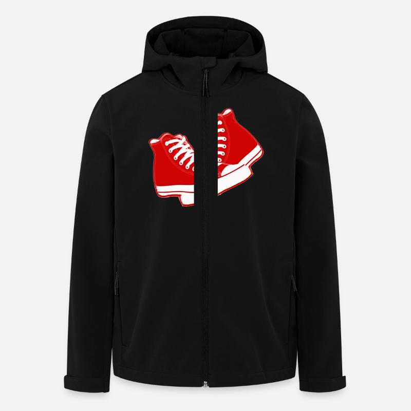 chaussures old school - Veste softshell homme en polyester recyclé Stanley/Stella - noir