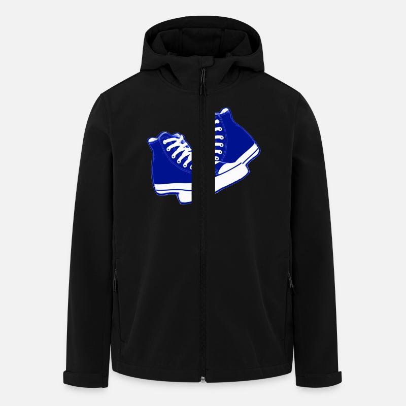 chaussures old school - Veste softshell homme en polyester recyclé Stanley/Stella - noir