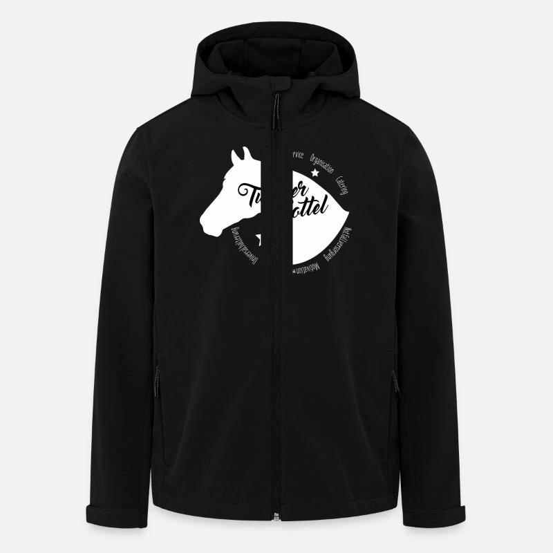 Turniertrottel - Recycelte Männer Softshell-Jacke von Stanley/Stella - Schwarz