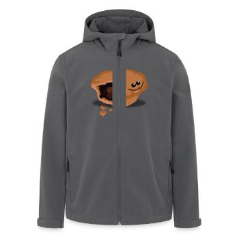 Merry mince pie - Men’s Recycled Softshell Jacket by Stanley/Stella - black - Front - AI Model Male 185 light (185cm)