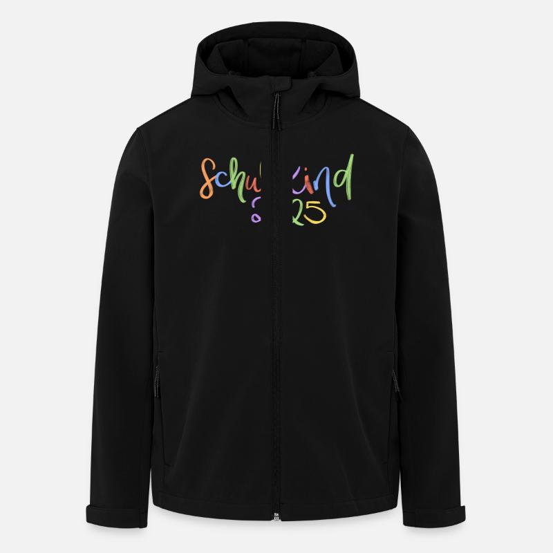 Schulkind 2025 - Recycelte Männer Softshell-Jacke von Stanley/Stella - Schwarz