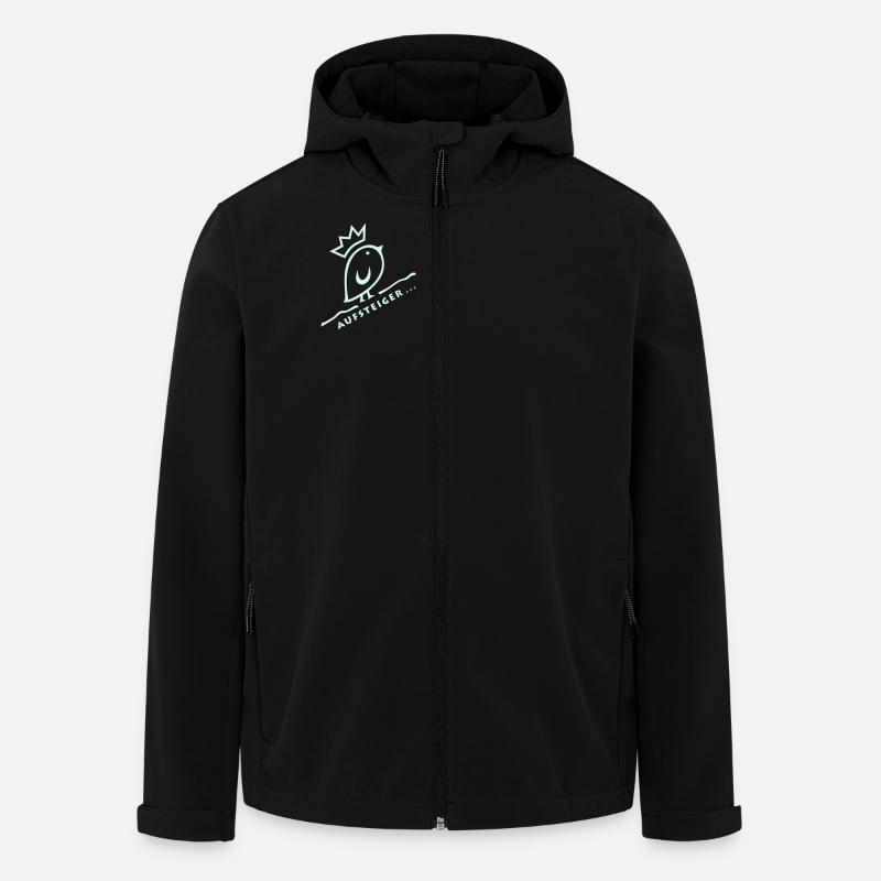 Tweetlercools - AUFSTEIGER - Recycelte Männer Softshell-Jacke von Stanley/Stella - Schwarz