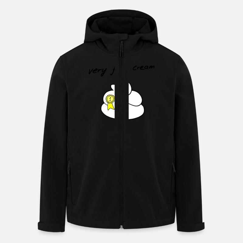 Erste Sahne - Recycelte Männer Softshell-Jacke von Stanley/Stella - Schwarz