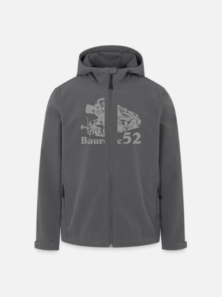 Dampflok Baureihe 52 - Recycelte Männer Softshell-Jacke von Stanley/Stella - Schwarz