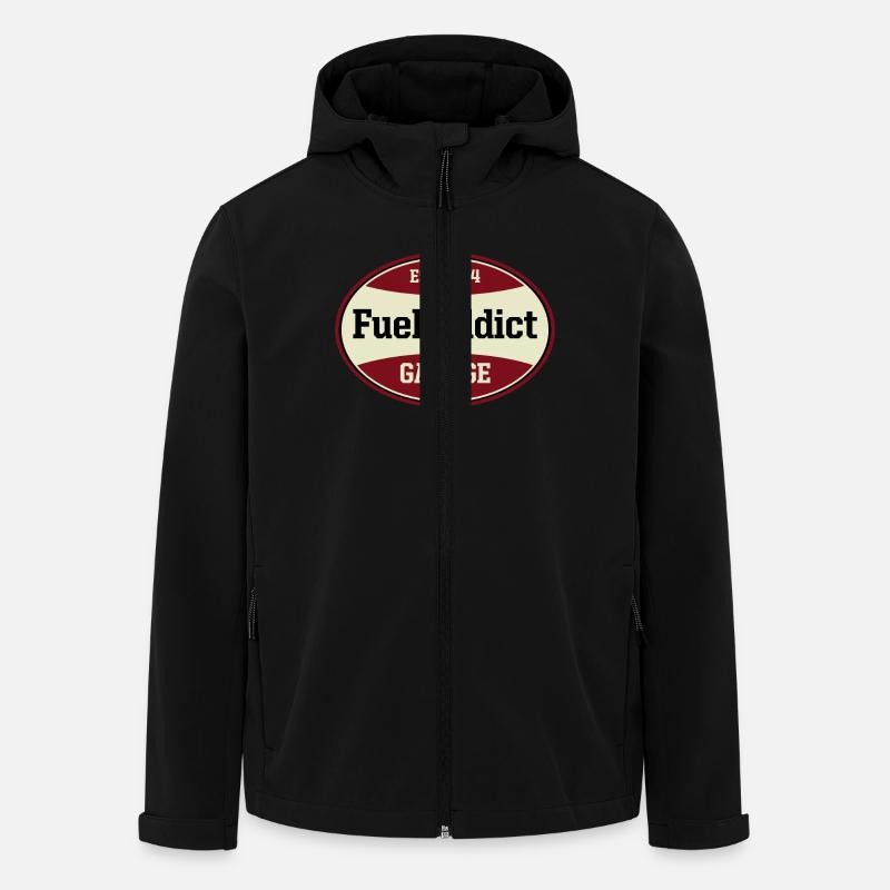 Fuel Addict - Recycelte Männer Softshell-Jacke von Stanley/Stella - Schwarz