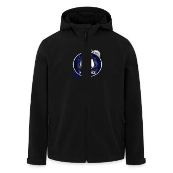 (logo_maillot) - Veste softshell homme en polyester recyclé Stanley/Stella - noir - Devant - AI Model Male 185 light (185cm)