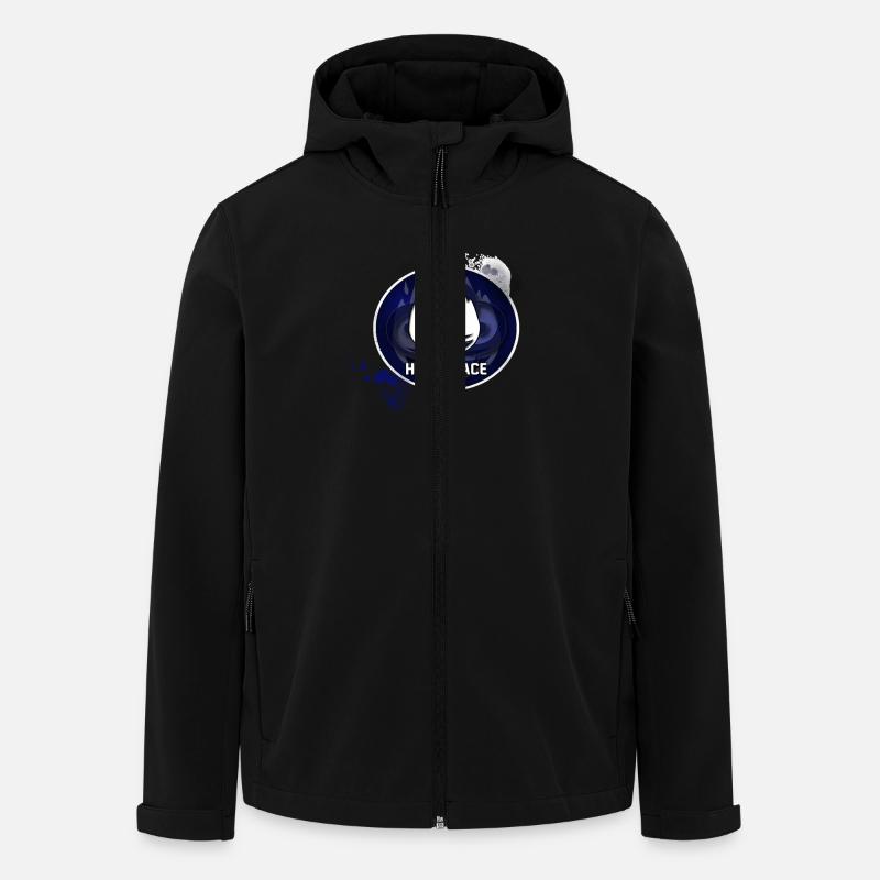 (logo_maillot) - Veste softshell homme en polyester recyclé Stanley/Stella - noir