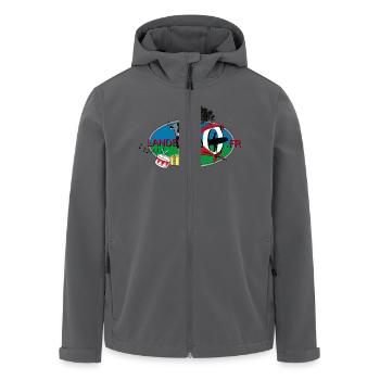 landes40.fr - Recycelte Männer Softshell-Jacke von Stanley/Stella - Schwarz - Vorne - AI Model Male 185 light (185cm)