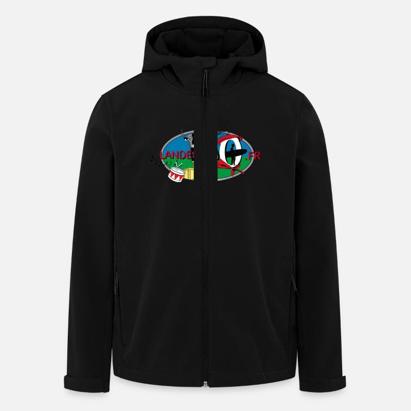 landes40.fr - Recycelte Männer Softshell-Jacke von Stanley/Stella - Schwarz