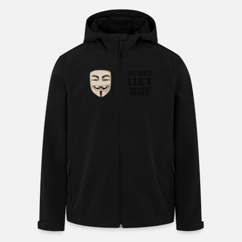 Mask - bulletproof - Recycelte Männer Softshell-Jacke von Stanley/Stella - Schwarz