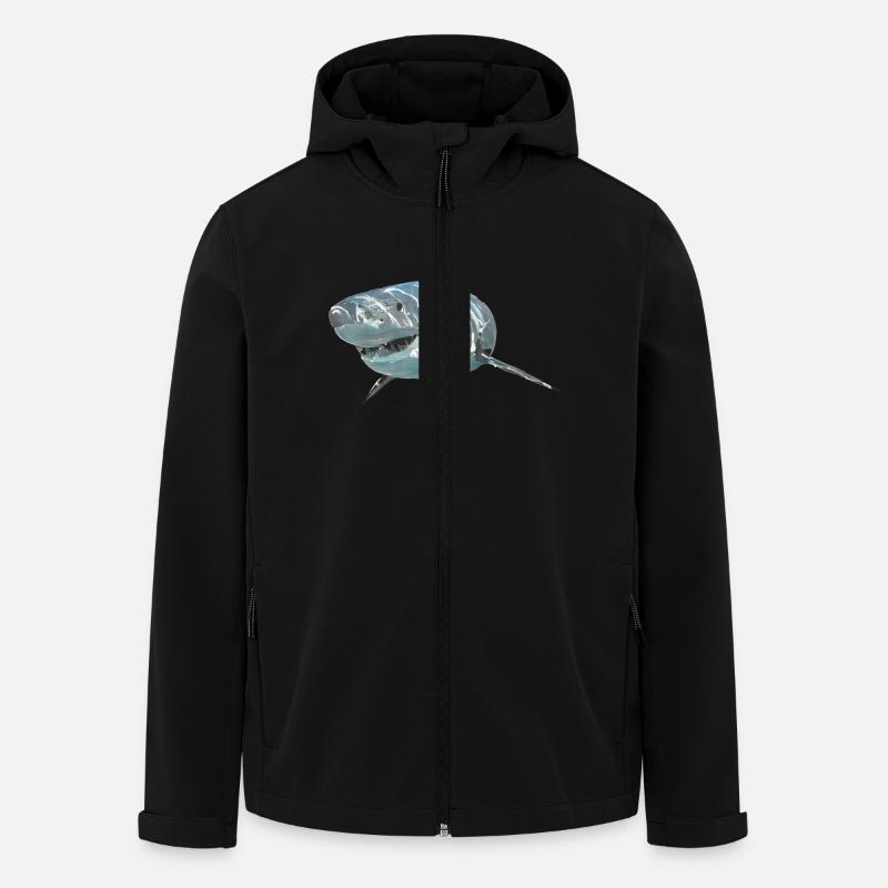 Hai 2 - Recycelte Männer Softshell-Jacke von Stanley/Stella - Schwarz