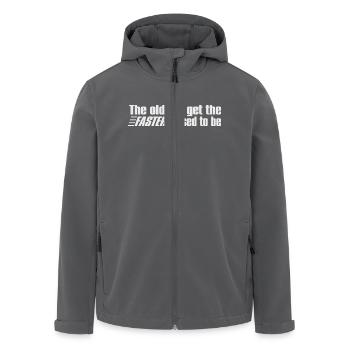 The Older The Faster - Recycelte Männer Softshell-Jacke von Stanley/Stella - Schwarz - Vorne - AI Model Male 185 light (185cm)
