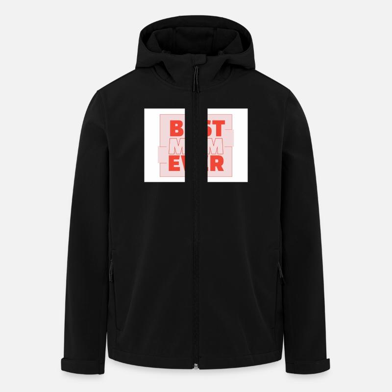 Mama aller Zeiten - Recycelte Männer Softshell-Jacke von Stanley/Stella - Schwarz