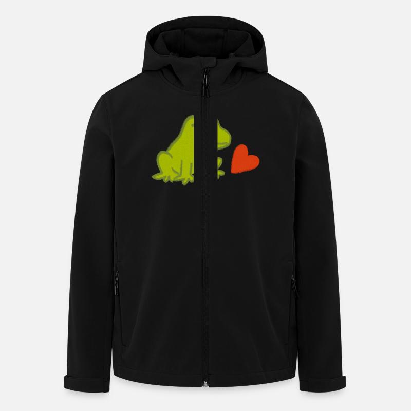 Mutfrosch 1 - Recycelte Männer Softshell-Jacke von Stanley/Stella - Schwarz