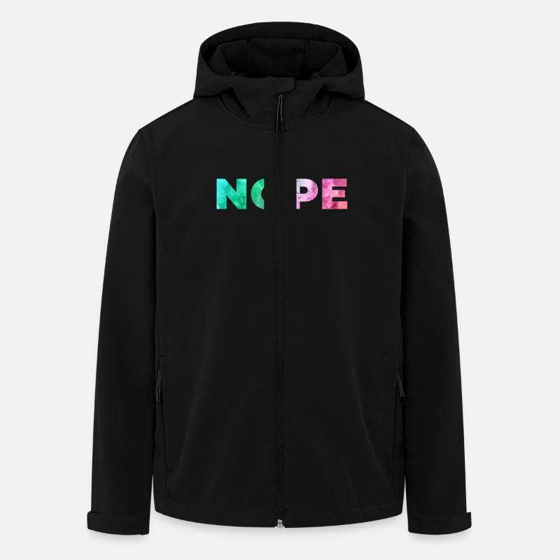 NOPE - Recycelte Männer Softshell-Jacke von Stanley/Stella - Schwarz