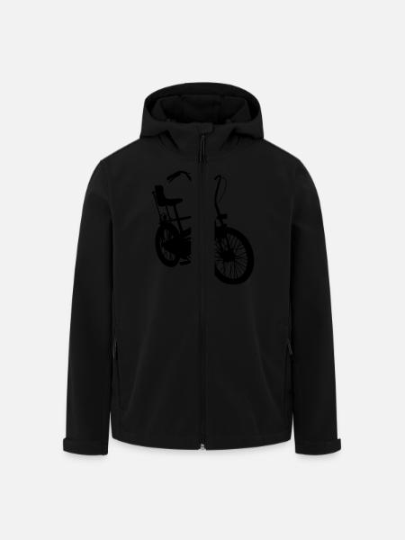 Bonanza - Recycelte Männer Softshell-Jacke von Stanley/Stella - Schwarz