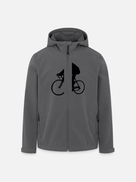 vélo de course - Veste softshell homme en polyester recyclé Stanley/Stella - noir