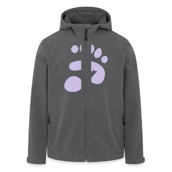 empreinte de patte de panda - Veste softshell homme en polyester recyclé Stanley/Stella - noir - Devant - AI Model Male 185 light (185cm)
