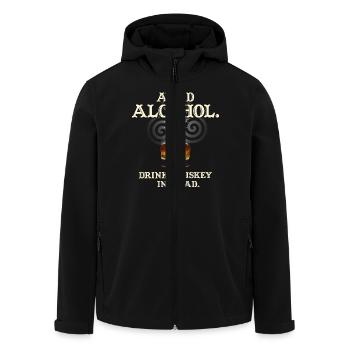 Avoid Alcohol Drink Whiskey - Recycelte Männer Softshell-Jacke von Stanley/Stella - Schwarz - Vorne - AI Model Male 185 light (185cm)