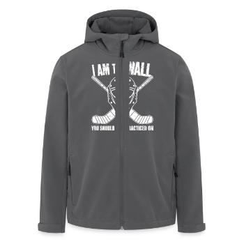 Must-have pour le fier gardien de but de hockey sur glace - Veste softshell homme en polyester recyclé Stanley/Stella - noir - Devant - AI Model Male 185 light (185cm)