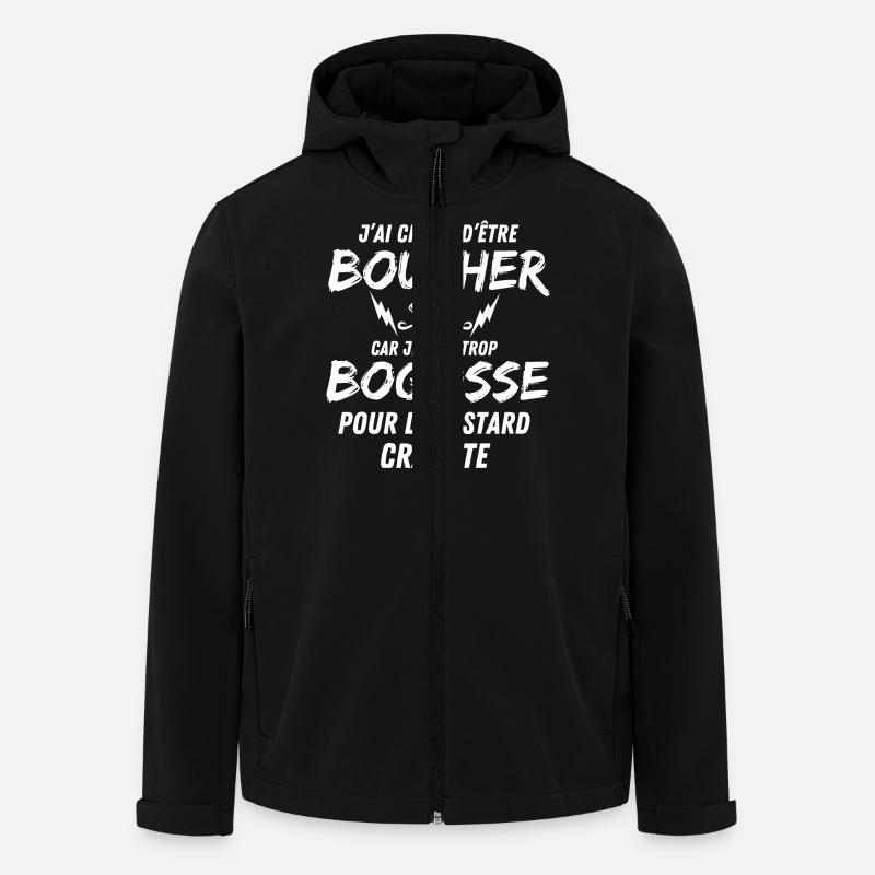 BOUCHER BOGOSSE - Men’s Recycled Softshell Jacket by Stanley/Stella - black