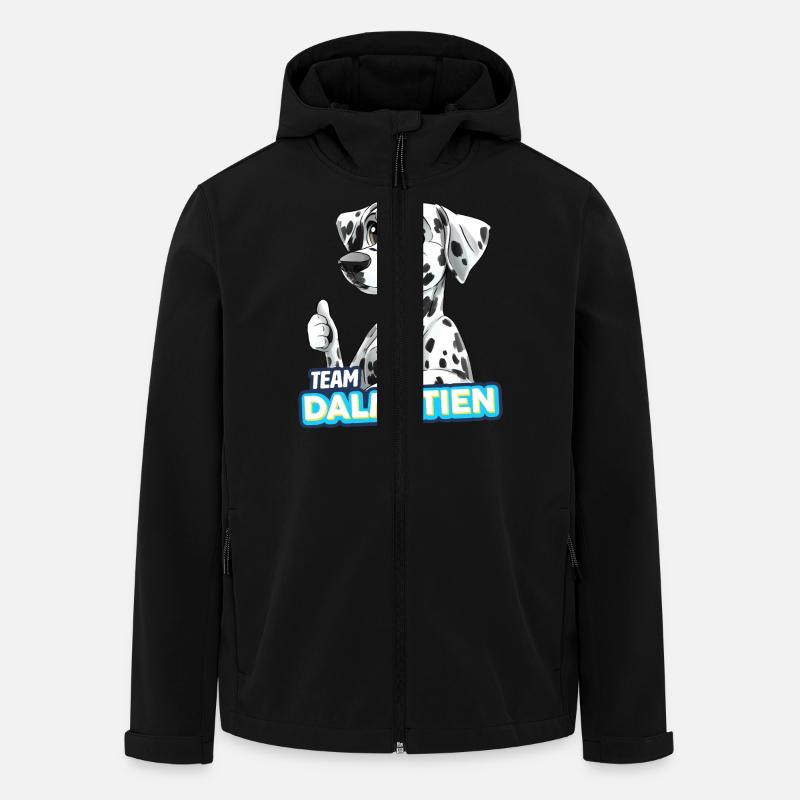 TEAM Dalmatiner - Schwarz - Recycelte Männer Softshell-Jacke von Stanley/Stella - Schwarz