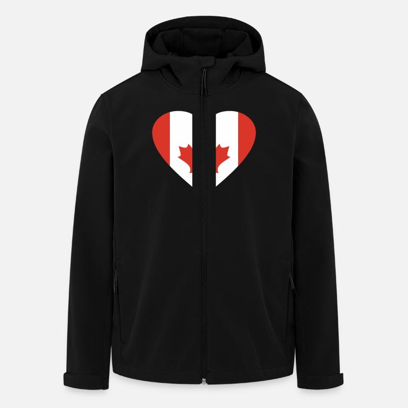 Kanada - Recycelte Männer Softshell-Jacke von Stanley/Stella - Schwarz
